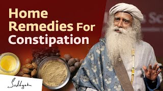 Home Remedies For Constipation  Sadhguru [upl. by Mariandi]