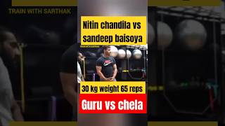 Nitin Chandila Challenge Guru Ji Tiger Baisoya 💪  Heavyweight Champion  Bodybuilder [upl. by Gina312]