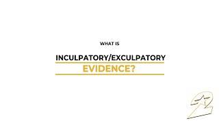 What is exculpatory and inculpatory evidence [upl. by Keir]