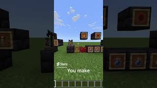 How to make a fire resistance potion in 60 seconds or less minecraft tutorial minecrafttutorial [upl. by Oicnecserc]