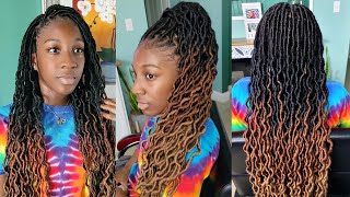 HOW TO DO CROCHET FAUX LOCS TO LOOK LIKE REAL LOCS  Single Crochet Faux Locs [upl. by Trill85]