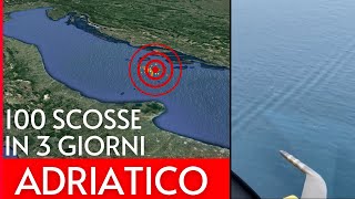 Terremoti in Adriatico  100 scosse in 3 giorni Cosa è successo La spiegazione geologica completa [upl. by Hallerson]