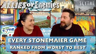 All 14 Stonemaier Games Ranked From Worst to Best [upl. by Esorbma246]