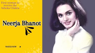 Neerja Bhanot PAN AM Flight 73 neerjabhanot gallantryawards viralvideo ashokchakra youtube [upl. by Aihsetal395]