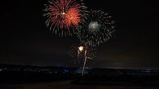 Höhenfeuerwerk zur Bockenheimer Kerwe 01092014 [upl. by Aisatnaf]