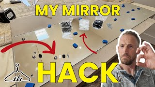 MIRROR SCREW HACK  Another Woodworking Money Saving Tip Its Pretty Awesome [upl. by Cony]