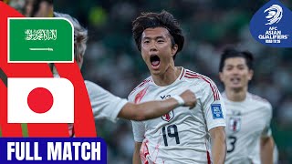 Saudi Arabia vs Japan  Full Match  AFC Asian Qualifiers™ Road to 26 [upl. by Pyotr405]