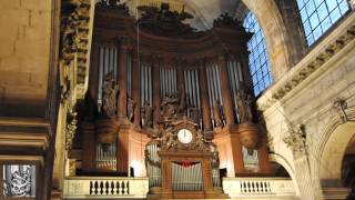 SaintSulpice organ Schweitzer concert 7 Daniel Roth plays Franck Prière 13 May 2013 [upl. by Enailil]