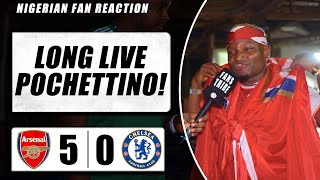 ARSENAL 50 CHELSEA  Godfrey  NIGERIAN FAN REACTION  Premier League 202324 HIGHLIGHTS [upl. by Ailahs369]