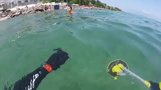 Metal Detecting subacquea con vibra tector 740 sul lago di Garda🇮🇹🐬 [upl. by Eedrahs980]