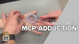 ROM Metacarpophalangeal MCP Joint Adduction Range of Motion [upl. by Arbma]