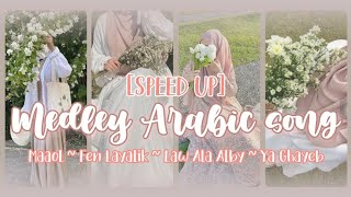 Medley Arabic songs SPEED UP  Fadel Chaker  Cover by Nadine Tayseer  lirik Latin [upl. by Belamy]