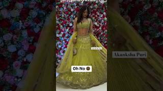 Akanksha Puri Oops Moment 😲 at Adnaan Shaikh Reception akankshapuri bollywood shorts trending [upl. by Ittocs]