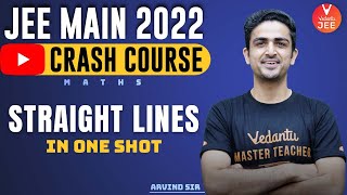 Straight Lines JEE OneShot🔥 Dropper Batch for JEE 2022👻  JEE 2022 11th Maths  Vedantu JEE✌ [upl. by Wit]