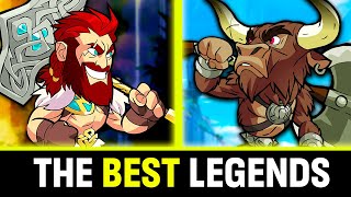 The 10 BEST Brawlhalla Legends Summer 2024 [upl. by Bogey]