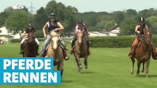 Iffezheim Ponys und Kaltblüter auf der Rennbahn [upl. by Theis]