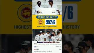 Highest and lowest score test match ipl cricketlover [upl. by Yetac745]