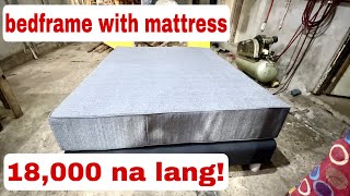 VLOG 1403 BAGSAK PRESYO BEDFRAME WITH MATTRESS [upl. by Belinda]