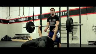 CrossFit CityPlace  Bench Press Workout Tip [upl. by Ynnep160]