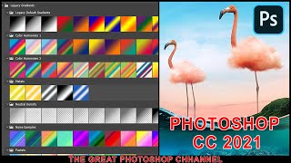 How to Get All Old Gradients in Photoshop cc 2021  2020 [upl. by Ignatia89]