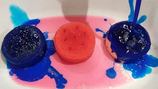 TY D BOL AND PINK 💙 Mini Series Part 1 💗 Sponges Squeezing ASMR [upl. by Lad]