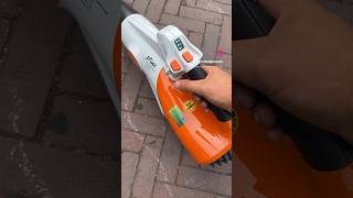 Can your leaf blower do this😆 New Stihl BGA250 via poelonline stihl shorts [upl. by Hilly]