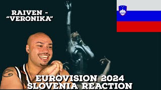 🇸🇮 EUROVISION 2024 SLOVENIA REACTION  Raiven quotVeronikaquot 🇸🇮 [upl. by Eleik]