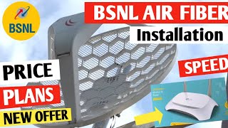 bsnl airfiber kaise lagwaye  bsnl air fiber installation  bsnl airfiber [upl. by Gretal]