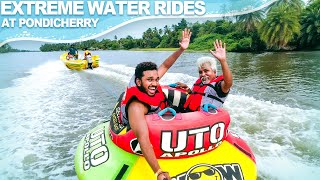 International Water Rides😮 at Pondy Ocean Park  SEMMA GALATTA 🔥💯 Part 2 [upl. by Annaynek]