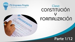 Como Crear una Empresa Constitucion de Empresas [upl. by Retha155]