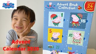 Opening Peppa Pig Advent Calendar Book Collection 2020  Children story time [upl. by Yeknarf]