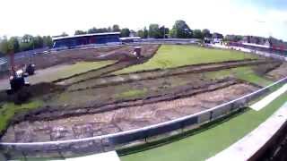 Time Lapse Installation of the 3G Pitch at Sutton United FC [upl. by Yesac]