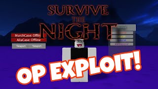 FE OP ESP SCRIPT 25V UPDATED  Survive The Night  Roblox NO KEY [upl. by Anividul]