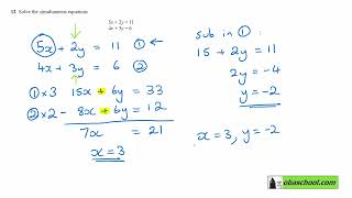 Edexcel GCSE Maths past papers November 2022 Non calculator Paper 1 Higher Q12 [upl. by Hyacinthe]