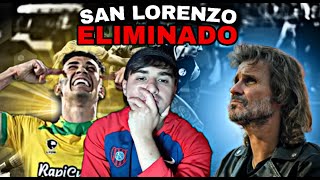 SAN LORENZO ELIMINADO COPA ARGENTINA  REACCIÓN HINCHA DE SAN LORENZO [upl. by Aicemat]