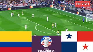 🔴Colombia vs Panamá EN VIVO⚽ Copa América 2024 Partido EN VIVO  Videojuegos simulación Pes 21 [upl. by Nyleak]