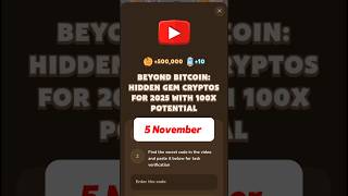 BEYOND BITCOIN HIDDEN GEM CRYPTOS FOR 2025 WITH 100X POTENTIAL memefi code [upl. by Nospmas764]