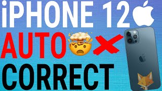 How To Turn Off Auto Correct On iPhone 12 12 Pro [upl. by Anaet]