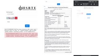 Hsbte result declared ✅  But  loading Result is not 🚭🚫 open hsbte polytechnic diploma [upl. by Ume]