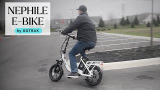 REVIEW Gotrax NEPHELE 16quot Electric Bike Max 25Miles Range Pedal Assist amp 15MPH [upl. by Anitrebla]