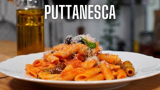 PENNE ALLA PUTTANESCA  FOOD IS LOVE [upl. by Navinod]