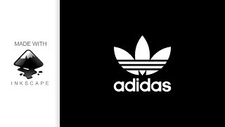 Inkscape Howto  Adidas Classic Logo [upl. by Attenrad450]