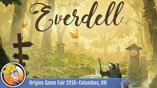 Everdell Collectors Edition — game preview at Origins 2018 [upl. by Ecinwahs]