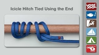 Icicle Hitch Rope End Method  How to Tie an Icicle Hitch Rope End Method [upl. by Reinertson]