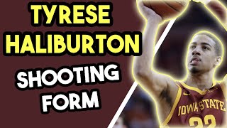 Tyrese Haliburton Basketball Shooting Form [upl. by Rosabelle]