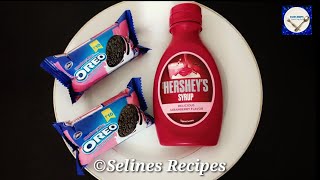 3 Ingredients OnlyChocolate CakeNo Bake Cake  Strawberry Oreo Cake Recipes No Oven  No Eggs [upl. by Nairehs259]