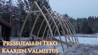 Trailerille oma pressutalli  Lautakaarien Valmistus [upl. by Assiar]