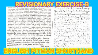 Revisionary B 4060 wpm English pitman Shorthand [upl. by Oberon]