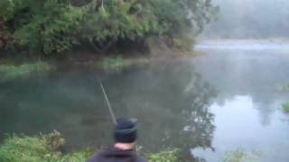 Fall Salmon Fishing Satsop River Washington Pt 1 [upl. by Aicelf119]