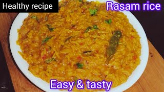 15 minutes One Pot Rasam Rice Rasam Recipe Very tasty amp good for sore throat and cold cough😋 [upl. by Morris]